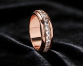 White Gold Fidget Ring Unisex — photo 9
