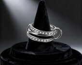 Interlocking Band Fidget Ring Women — photo 4