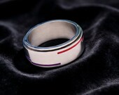 Stripe Rainbow Spinner Ring Unisex — photo 4