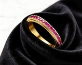 October Birthstone Spinner Ring Women — photo 9
