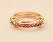 Gold  Interlocking Stackable Ring — photo 4