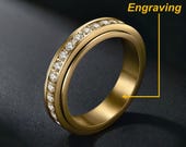Gold Spinner Ring Women — photo 1