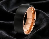 Matte Black Fidget Ring Men — photo 5