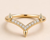 Gold Spiky Fine Jewelry Women — photo 3