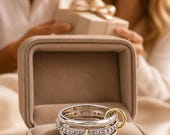 Interlocking Moissanite Ring — photo 3