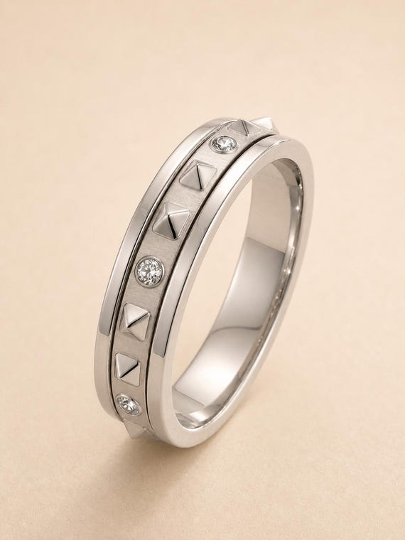 Sterling Silver Spinner Ring