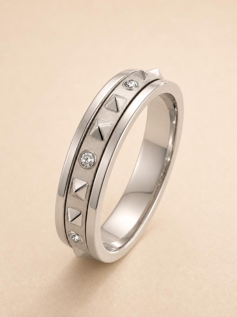 Sterling Silver Spinner Ring
