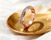 Birthstone Spinner Ring for Women — photo 10