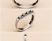 Pyramid Spike Tactile Fidget Ring — photo 4