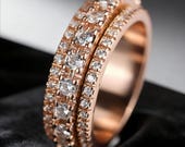 Iced Out Spin Wedding Band — photo 10