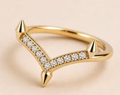 Gold Spiky Fine Jewelry Women — photo 1