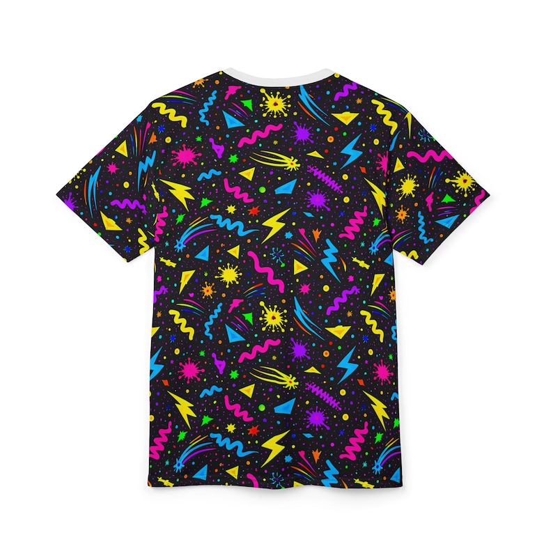 80s Arcade Carpet Shirt | Retro Gaming AOP Tee | Neon Roller Rink ...