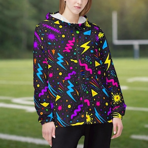 90s Neon Jacket - Etsy