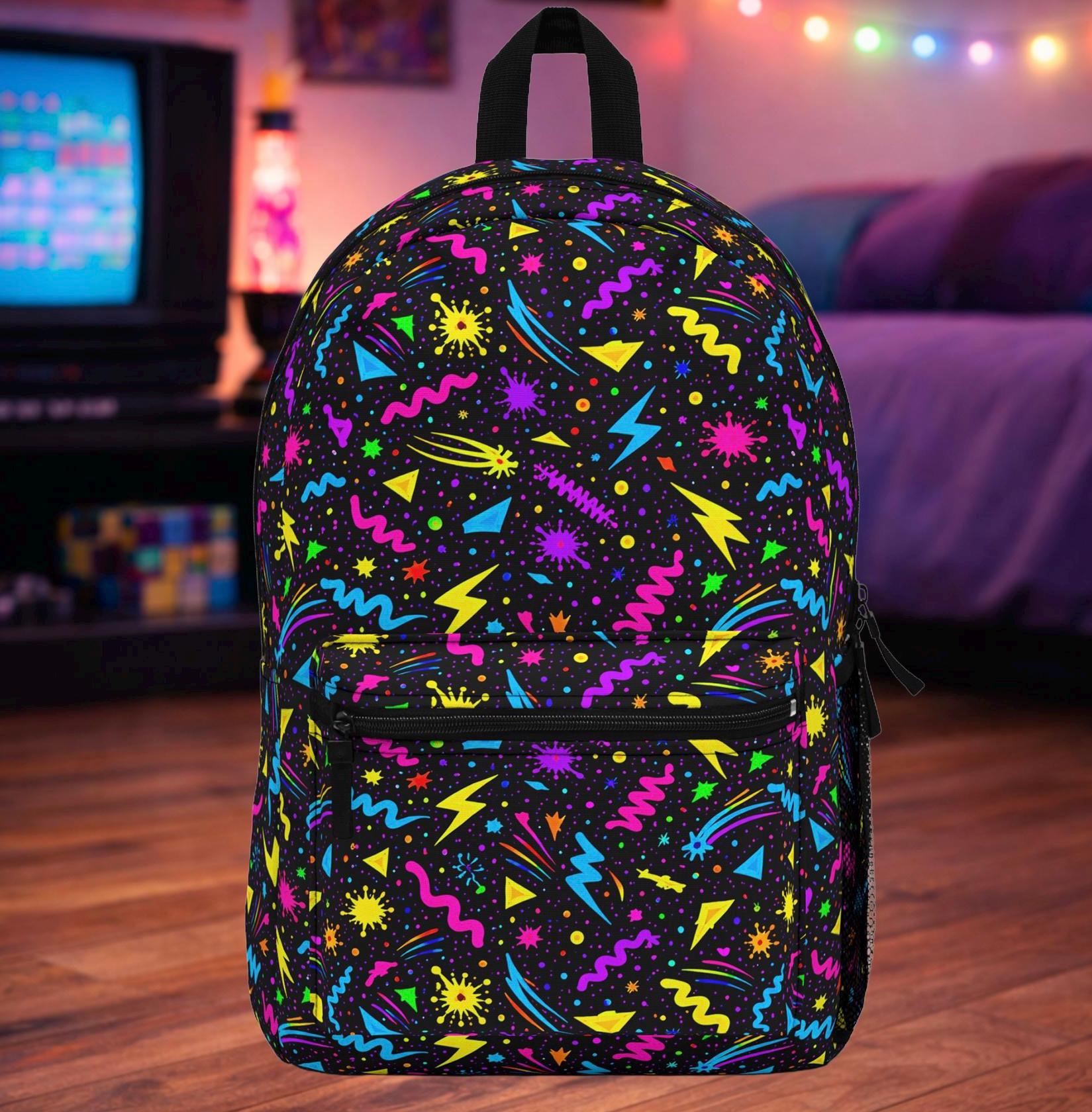 90s neon mini backpack 90s Neon Backpack
