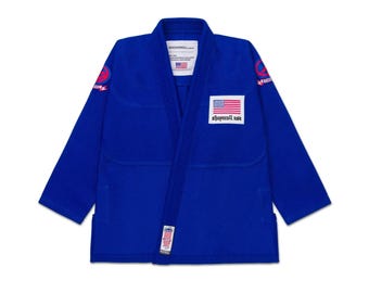 Shoyoroll Lotto n. 151: 24 Gi da jiu-jitsu Americana blu con borsa