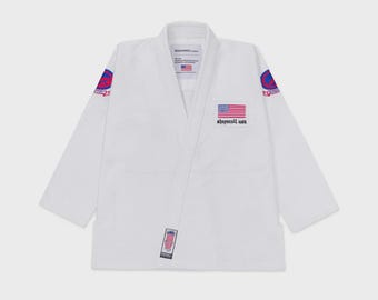 Shoyoroll Lotto n. 151: 24 Gi da jiu-jitsu Americana bianchi, uniforme da grappling con borsa