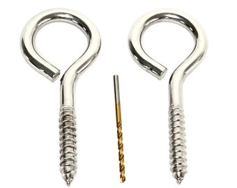 Herrajes para colgar con tornillos de ojo