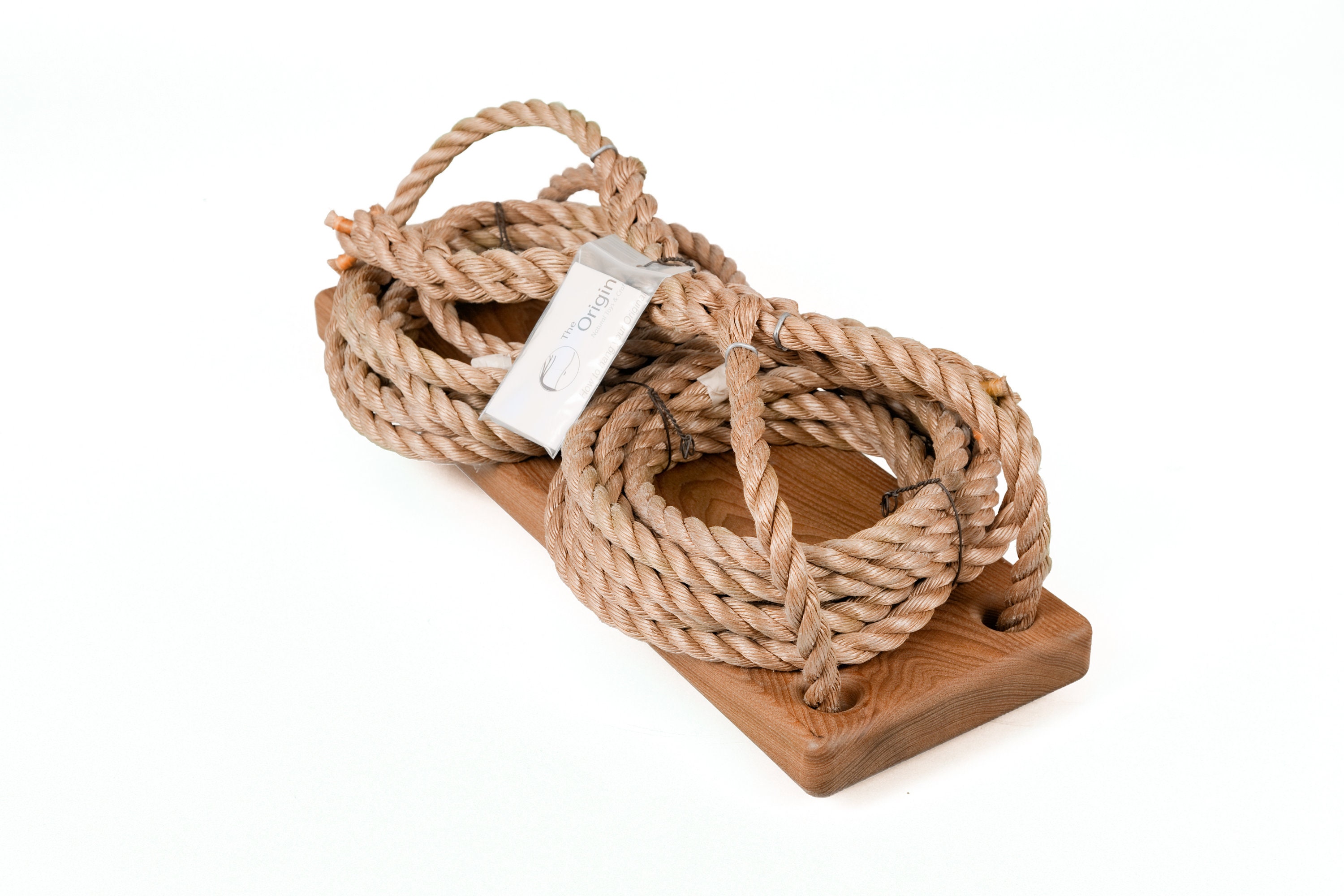 Handmade Ash Wood Bench Swing: Outdoor Rope Swing - Etsy