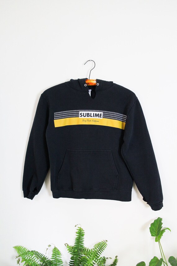 sublime yellow sweatshirt