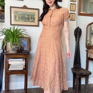 tan lace up dress Scully Women's Lace-Up Jacquard Dress