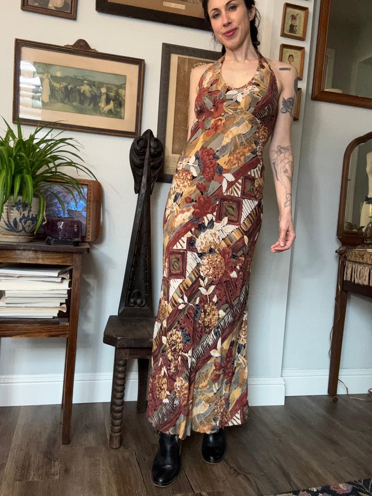 Maxi 90s Dress - Etsy
