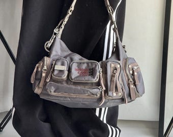 Bolso vintage George Gina & Lucy Y2K, estilo emo, bolso de hombro, estilo gótico vanguardista