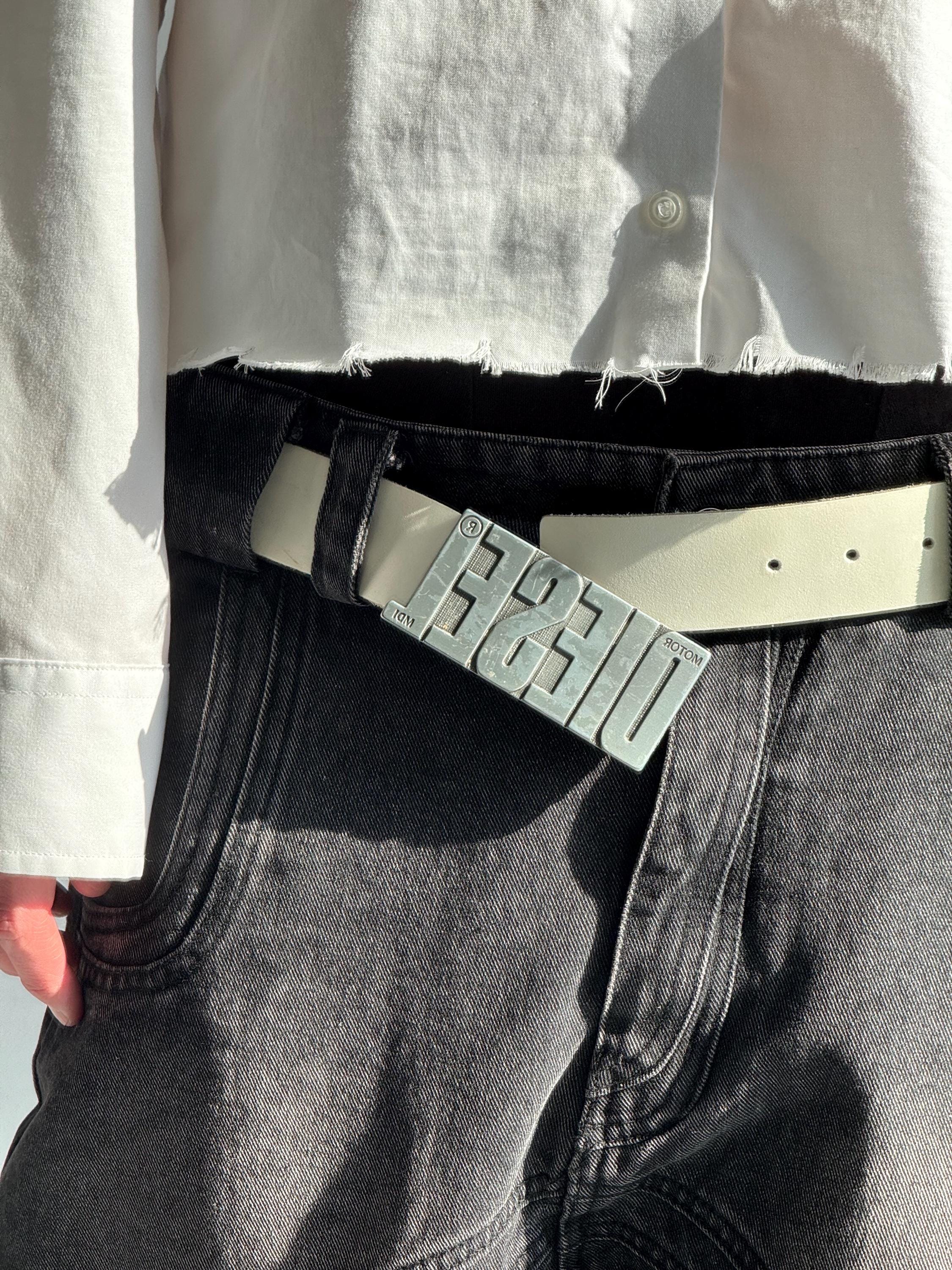 R*様 DIESEL archive studs narrow belt 00s 【公式通販】