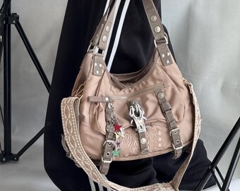Vintage George Gina & lucy Y2k HandBag Emo Ggl Shoulder bag Gothic Avant Garde