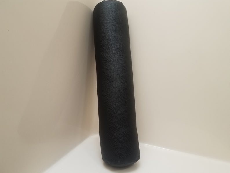 BLACK Bolster Pillow Cover. Bolster Pillowcases. Black Bolster Etsy