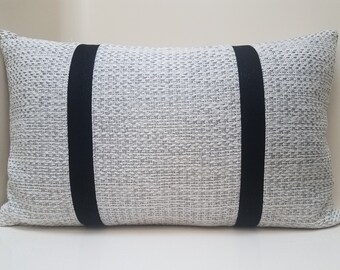 Faux Leather Pillow Cover. Mudcloth Pillow Cover. Tribal Pillow. Luxury Modern Pillow. Accent Pillow. Color Block Pillow. Patchwork Pillow