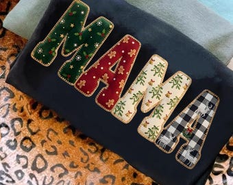 Trendy Mama PNG • クリスマスTシャツデザイン（デジタルダウンロード）