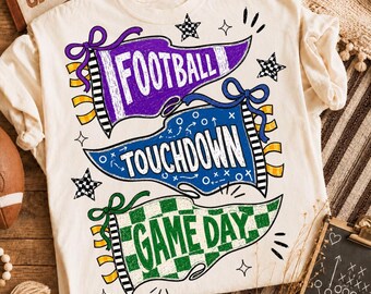 Sezon Retro Touchdown Png, Zabawny futbol Png, Klub Mam Piłkarskich Coastal PNG, Jesienne Kropki w Kratkę, Piłkarska Kratka, Dzień Meczu