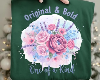 デイジーの花の昇華デザイン | モチベーションを高める名言 PNG (デジタルダウンロード)