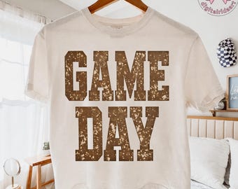 Game Day Football PNG: Football Game Day Design png Sports Fan Football Season Football Culture (Digital Download)