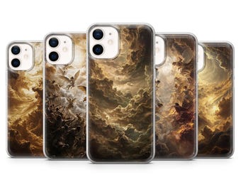 Wolken Handyhülle | Himmel-Wetter | Hülle für iPhone: 17Pro 16 15 14 13 SE Max Pro - Samsung Galaxy S25 - Google Pixel 10 | Beige