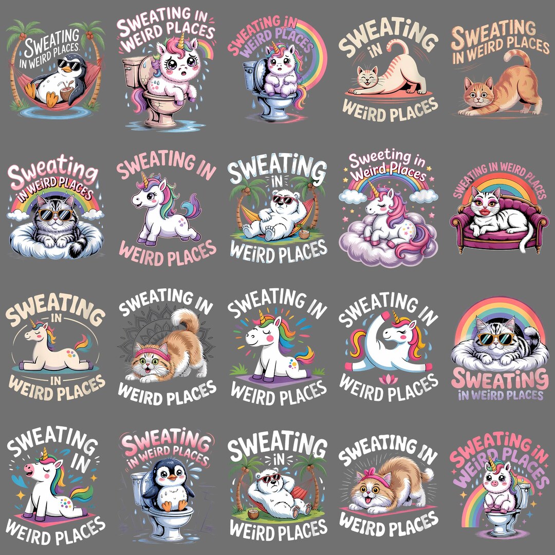 Funny Animal Sweating PNG Inappropriate Weird Places Humor Clipart ...