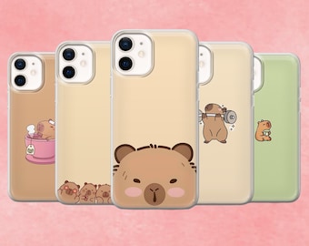 Capybara Phone Case, Animal Cover for iPhone, Samsung, Pixel, TPU Gel Protection