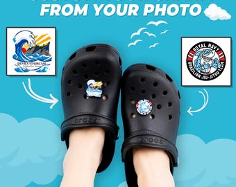 Custom Crocs Charms – Personalized Designs, Unique Style, Perfect Gift for Any Occasion.
