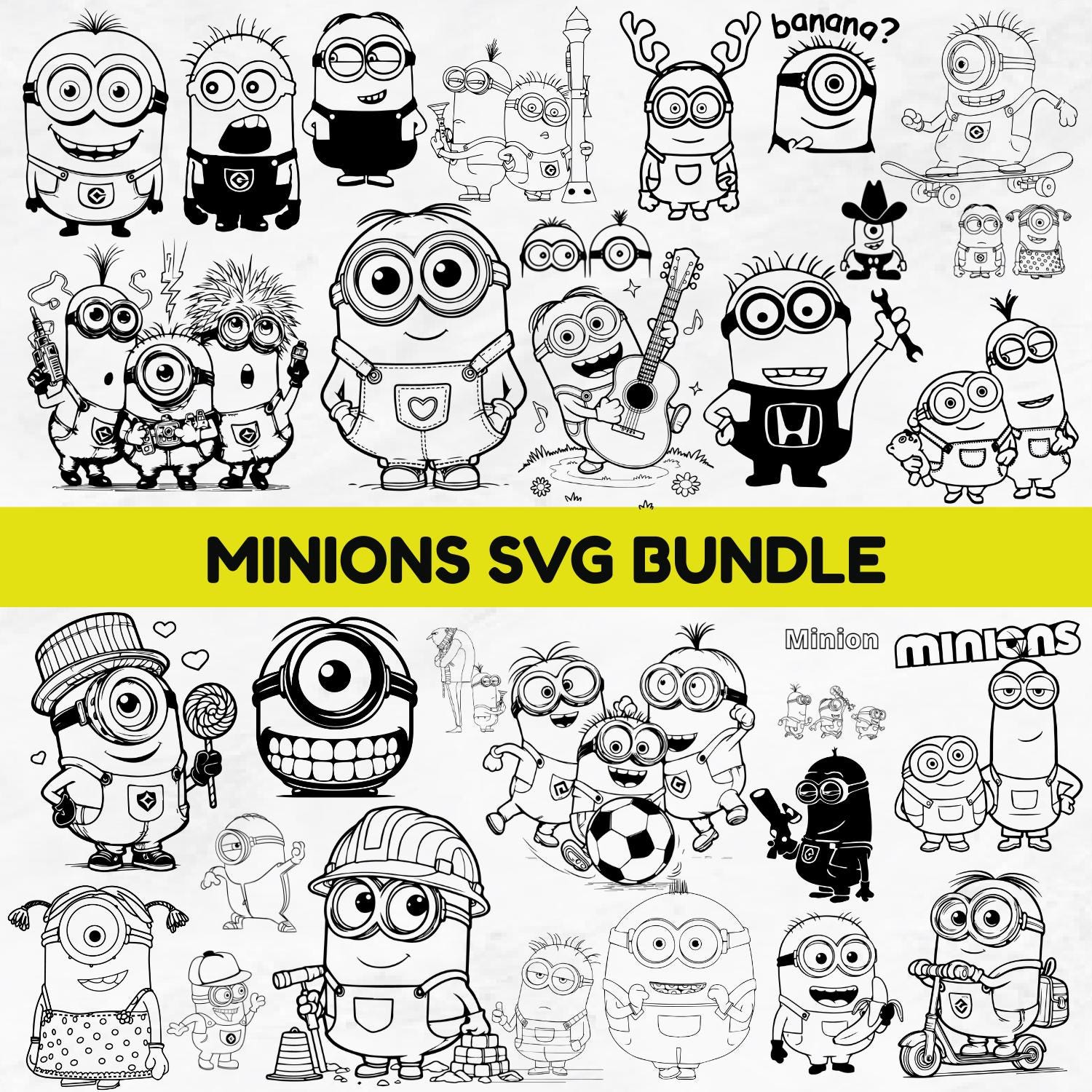 Minion Despicable Me Svg - Etsy