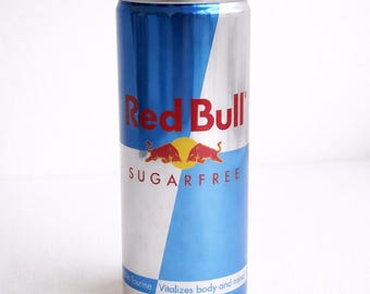 Red Bull Sugar Free Can Candle, Smells Like The Drink! Unique Red Bull Lover Gift, Drink-inspired Décor, Novelty Gift for Red Bull Fans!