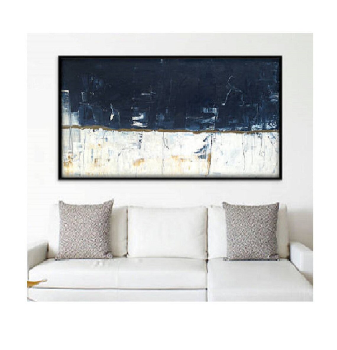 Giant Canvas 72x36 Inch XL Large Abstract Art. Original Etsy