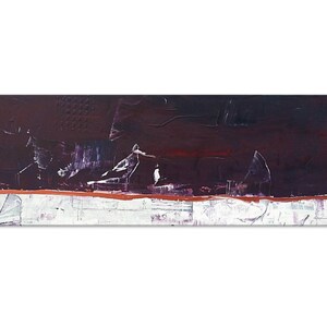 60x20 Inch Abstract Canvas Art. Abstract Canvas Painting. Large Wall ...