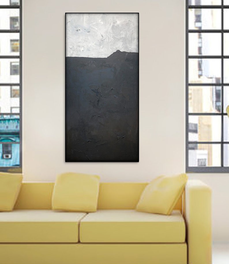 Large Abstract Wall Art Original Minimalist Painting Large Etsy