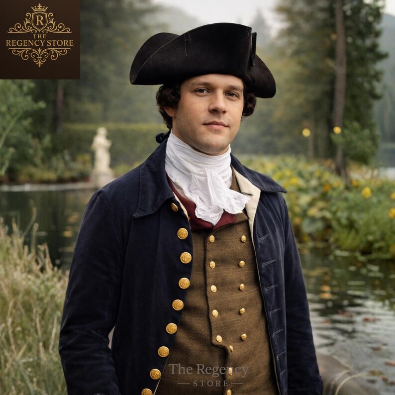 18th Century Colonial Gentleman Suit | Regency Tailcoat Outfit ...