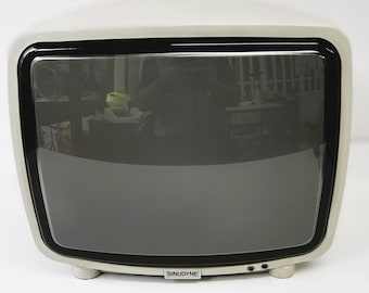 Televisore Sinudyne Fly 1424 con presa scart senza telecomando TLV Vintage 1980s