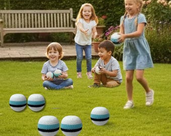 Jogo de Hacky Sack, Conjunto de Bolas de Malabarismo, Lembrancinhas para Festas em Equipe, Brinquedos Anti-Stress, Crochê para Relaxar