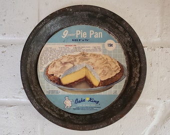 Vintage Bake King Pie Pan Pie Tin