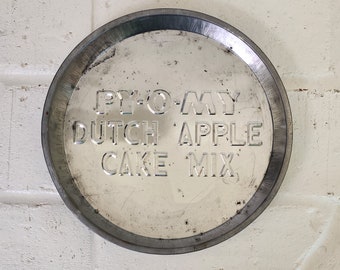 Vintage Py-O-My Dutch Apple Cake Mix Cake Tin Cake Pan