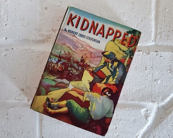 Vintage Kidnapped Book by Robert Louis Stevenson 1935 Whitman Publishing