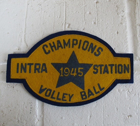 Vintage Military Intra Station Volleyball Champio… - image 1